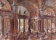 unknow artist Reconstruction of the Baths of Diocletian in Rome Germany oil painting artist